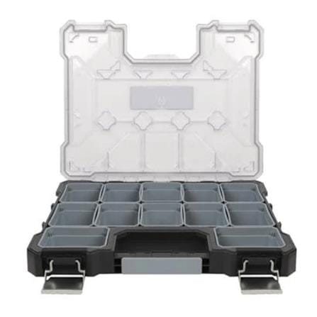 MATALL TOOL STORAGE BOX DIY HL-3086-F 12 SLOTS GREY