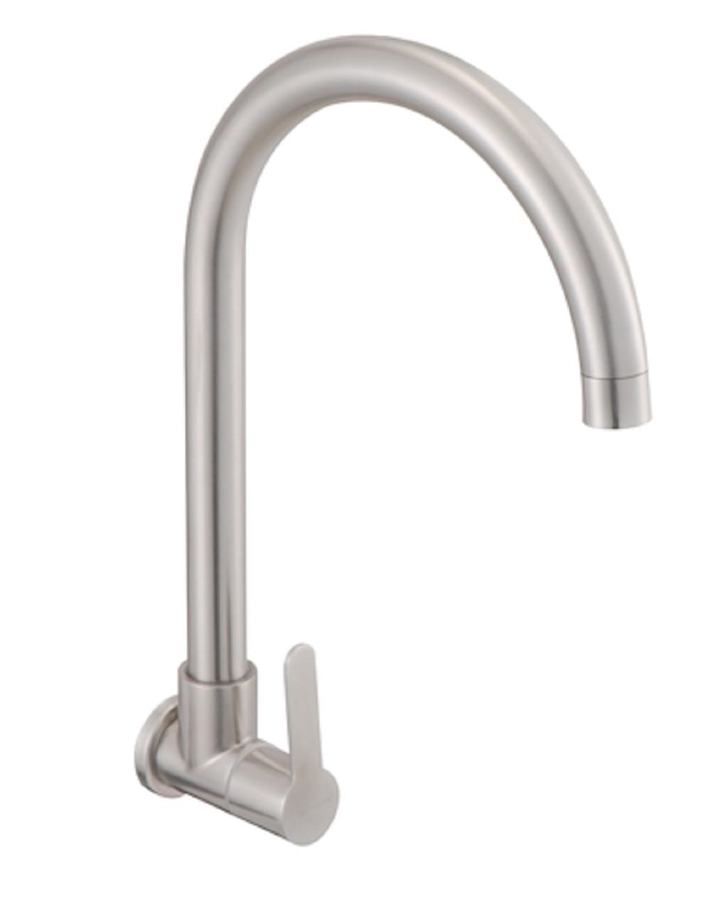 JOHNSON SUISSE MURANO 1/2"  WALL MOUNTED SINK TAP WITH SWIVEL SPOUT WBFA301422SS