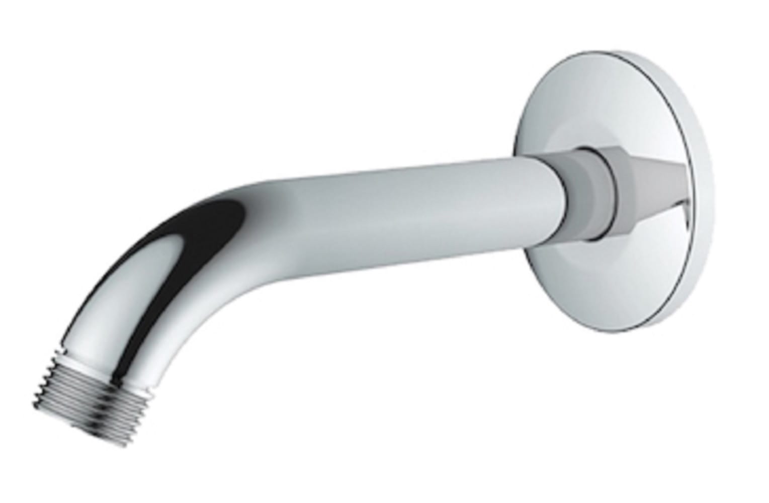 JOHNSON SUISSE SHOWER ARM AND FLANGE LENGTH 200MM (45 DEGREE ANGLE) WBFA301186CP