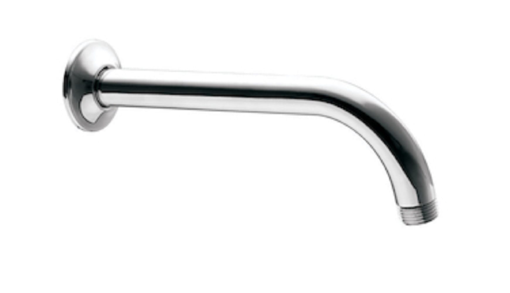 JOHNSON SUISSE BRASS SHOWER ARM AND FLANGE LENGTH : 200MM WBFA300577CP