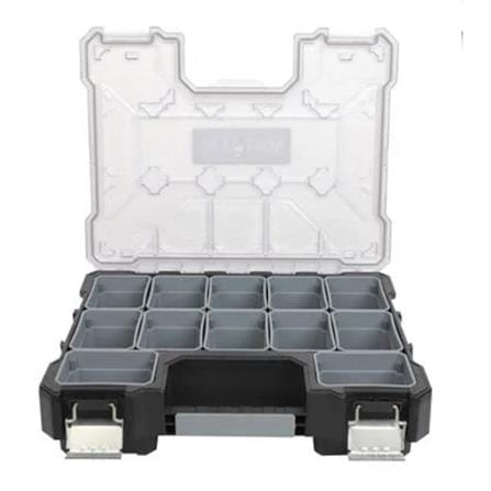 MATALL TOOL STORAGE BOX DIY HL3086-E 12 SLOTS GREY