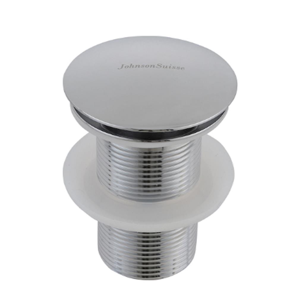 JOHNSON SUISSE BRASS PUSH UP POP UP WASTE WITHOUT OVERFLOW (78MM) WBFT402071CP