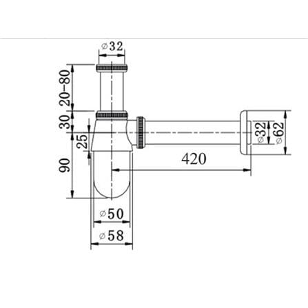 JOHNSON SUISSE ZINC BOTTLE TRAP WBFT400993CP