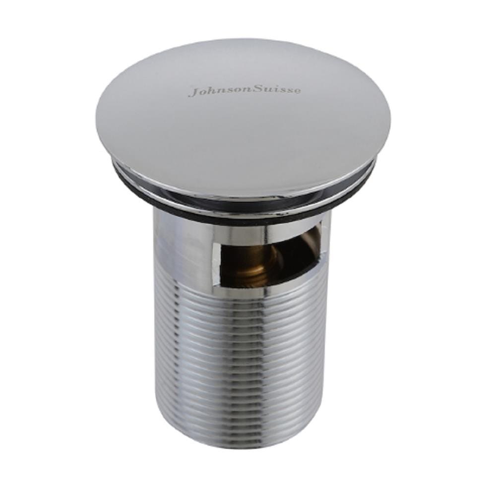 JOHNSON SUISSE BRASS PUSH UP POP UP WASTE CW OVERFLOW (78MM) WBFT402070CP