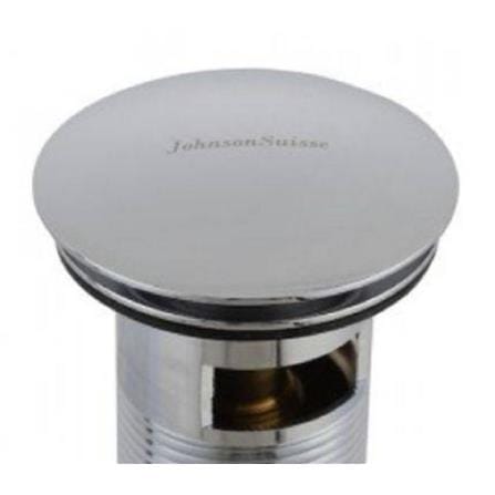 JOHNSON SUISSE BRASS PUSH UP POP UP WASTE CW OVERFLOW (78MM) WBFT402070CP