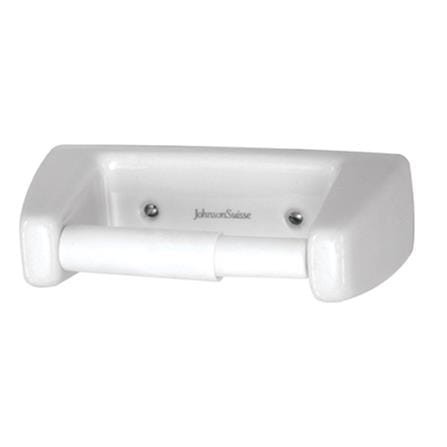 JOHNSON SUISSE TOILET ROLL HOLDER SET WBBSTE000WW WHITE
