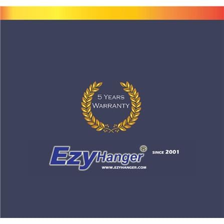 STAINLEE STEEL FREE STANDING CLOTHES HANGER WITH ADDITIONAL FOLDABLE WINGS EZYHANGER
