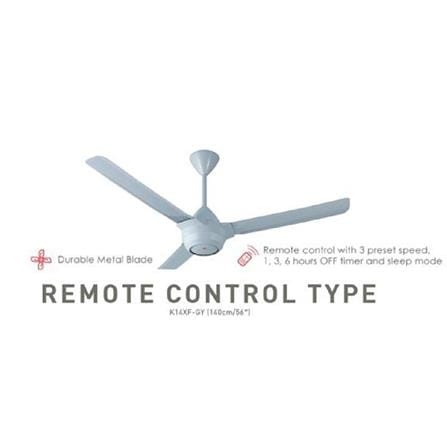 KDK CEILING FAN K14XF GREY 3BLADES 56"