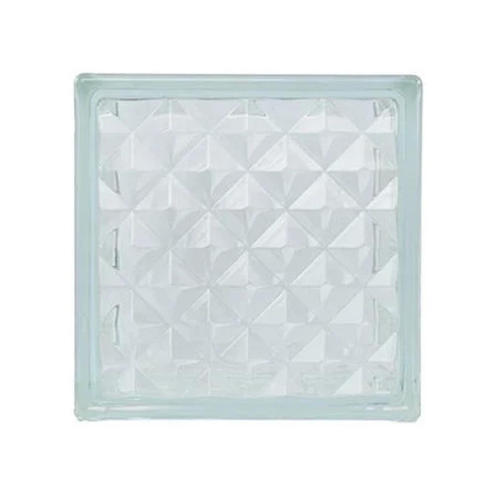 CHANG KAEW GLASS BLOCK 19X19X9CM BIG GEM WHITE