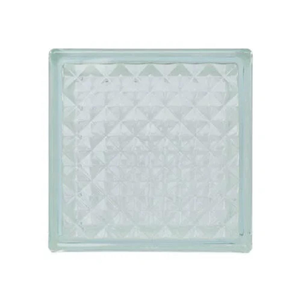 CHANG KAEW GLASS BLOCK 19X19X8CM FINE GEM CLEAR