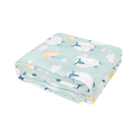 HLS BLANKET RAINBOW GREEN 50X60