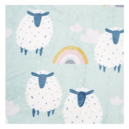 HLS BLANKET RAINBOW GREEN 50X60