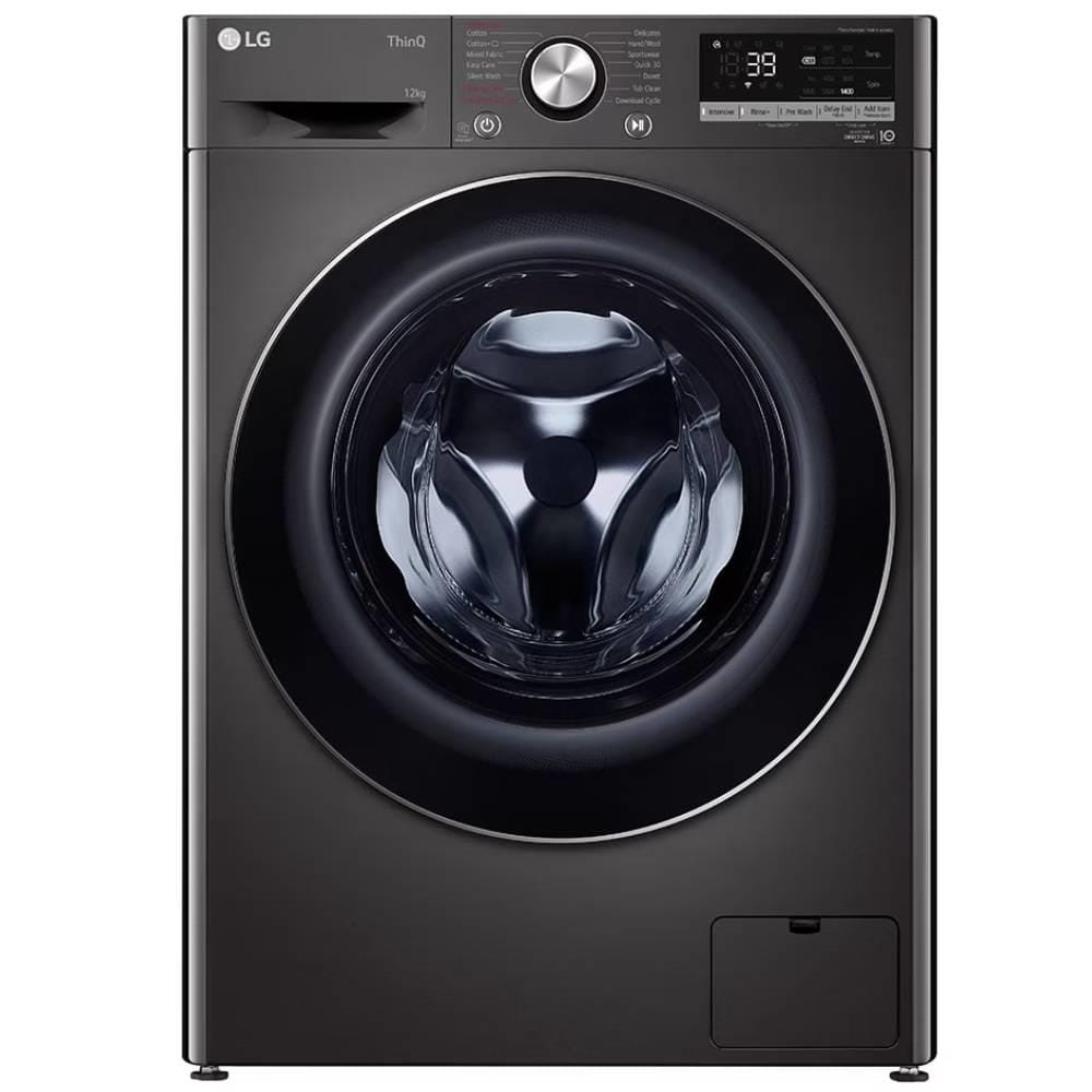 LG FRONT LOAD WASHING MACHINE FV1412S3B 12KG BLACK