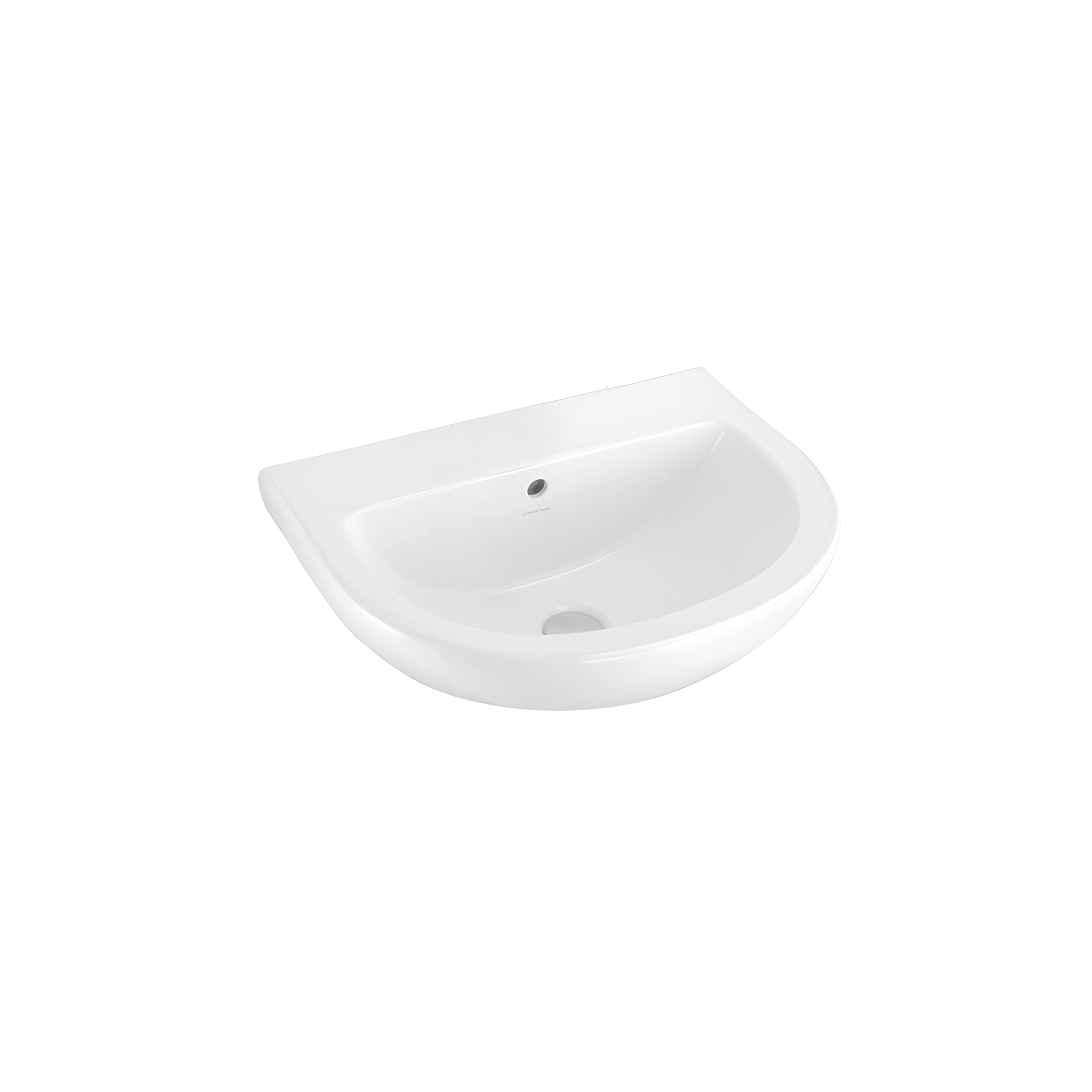 JOHNSON SUISSE WINDSOR 480MM WALL HUNG WASH BASIN SET WBAAWR201WW WHITE