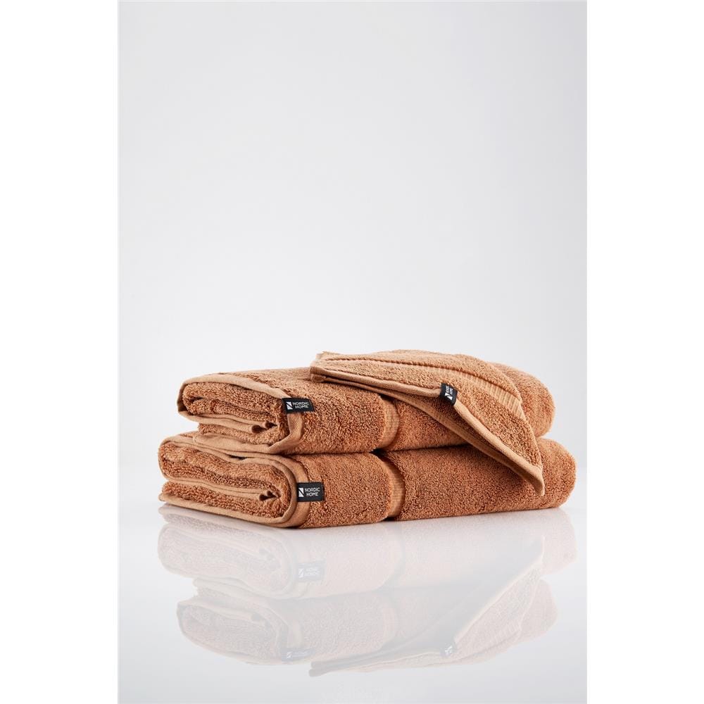 NORDIC HOME POISE FACE TOWEL 30X30CM THRUSH