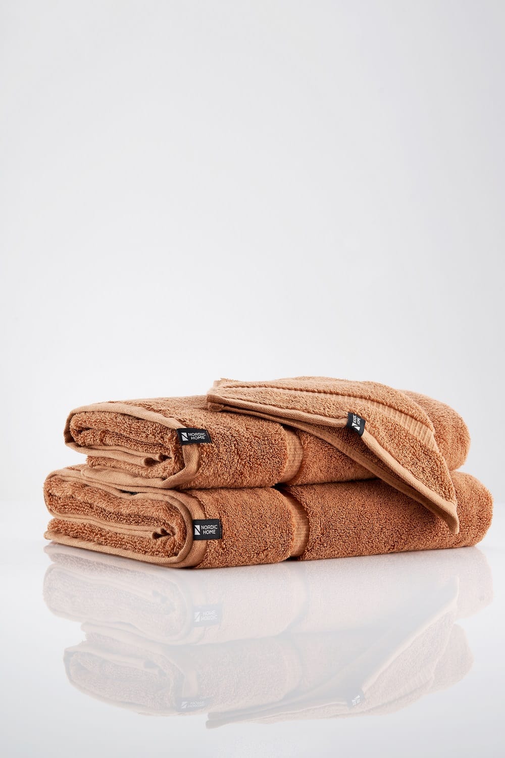NORDIC HOME POISE BATH SHEET 90X150CM THRUSH