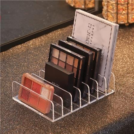 MAKE UP TOOLS CONTAINER COSSY+ CLEAR 7 SLOT EYESHADOW PALETTE ORGANIZER