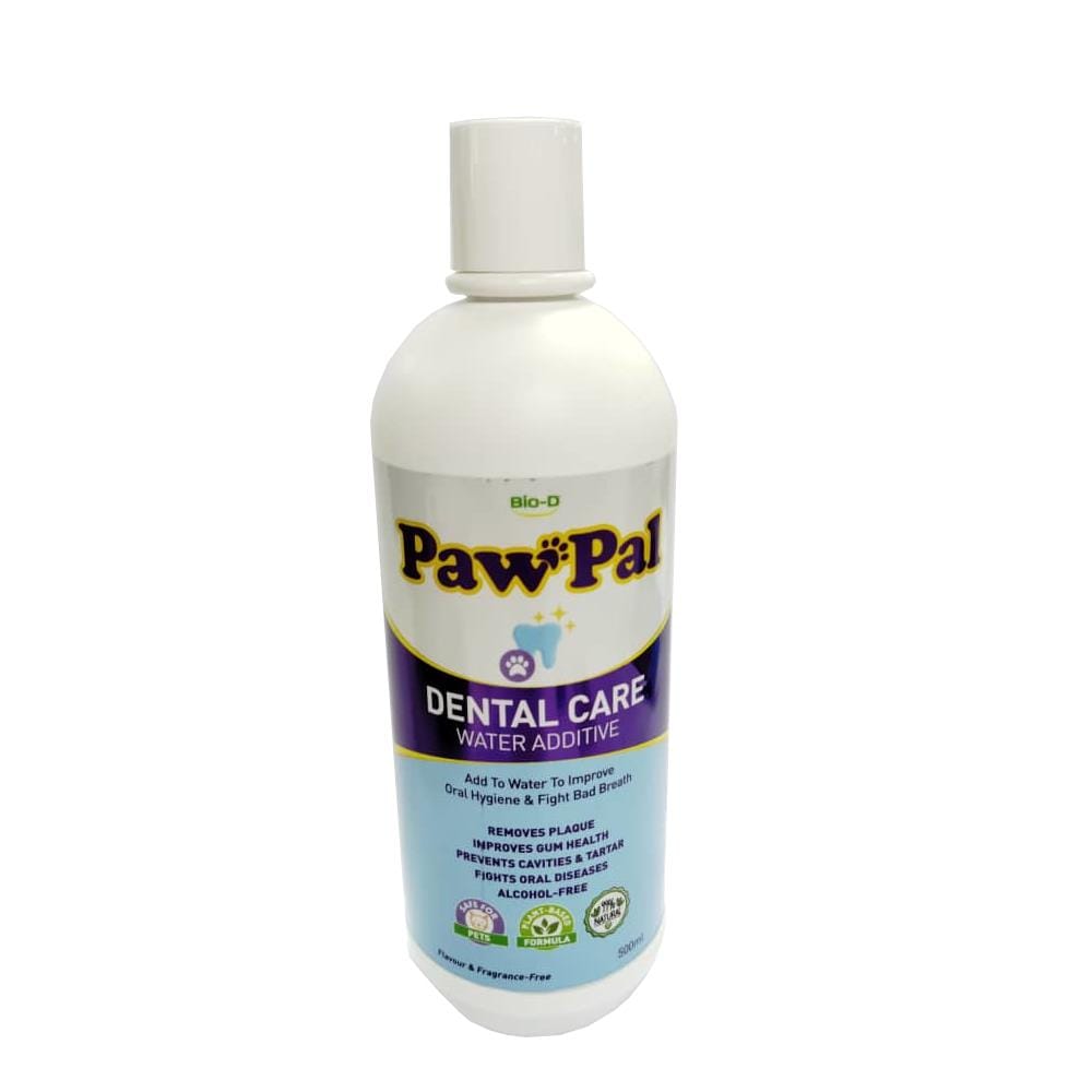 BIO-D PAWPAL PET DENTAL CARE WATER ADDITIVE SOLUTION 500ML