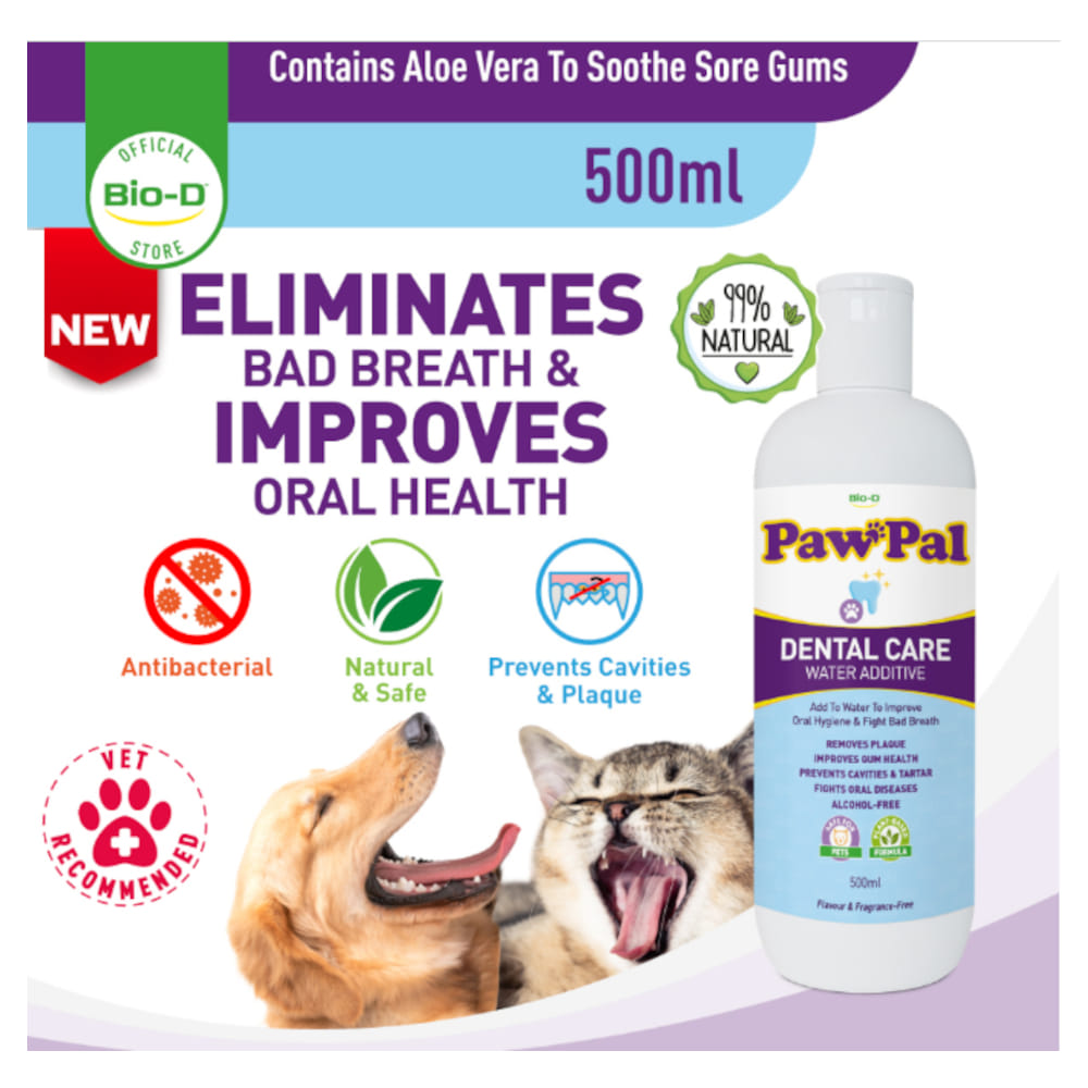BIO-D PAWPAL PET DENTAL CARE WATER ADDITIVE SOLUTION 250ML
