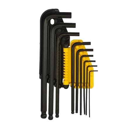 BALL-POINT HEX KEY 1.5MM - 10MM STANLEY 9PCS/EA