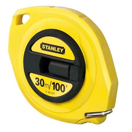 STEEL MEASURING TAPE 30m/100ft STANLEY 34-107