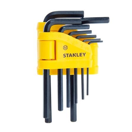 L-SHAPE HEX KEY SET 1MM-6MM 8PCS/EA STANLEY