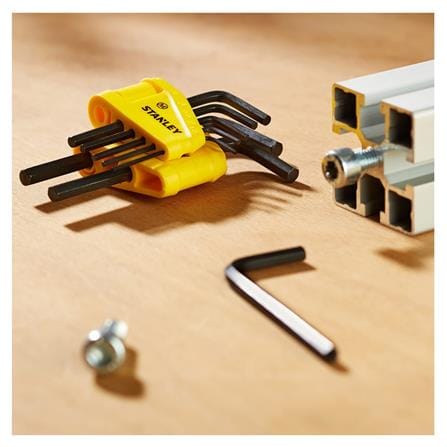 L-SHAPE HEX KEY SET 1MM-6MM 8PCS/EA STANLEY