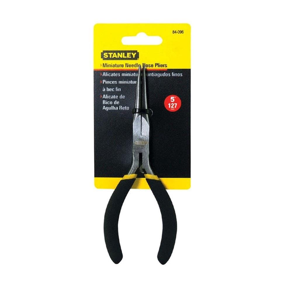 MINIATURE NEEDLE NOSE PLIERS 5" STANLEY