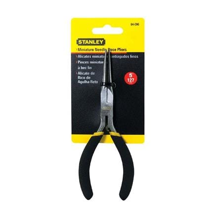MINIATURE NEEDLE NOSE PLIERS 5" STANLEY