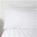 ZOE FLAT BEDSHEET 300TC ZH0016 BS3cmQ SATIN STRIPE QUEEN