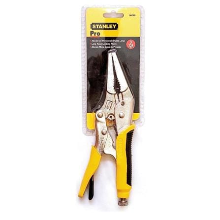 LONG NOSE LOCKING PLIERS 9.5" STANLEY