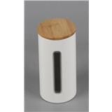 CANISTER 1L HOMME KECH WHITE 10.5X10.5X19CM