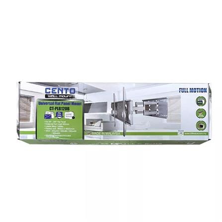 CENTO CT-PLB120B WALL HANGING DUAL ARM FULL MOTION TV BRACKET 50" - 100"