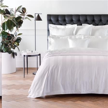 ZOE FITTED BEDSHEET 300TC ZH0021 FBS3cmK SATIN STRIPE KING