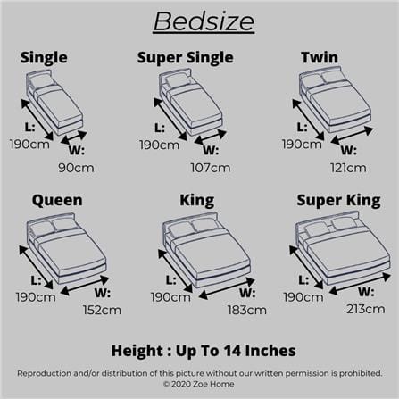 ZOE FLAT BEDSHEET 200TC ZH0003 BSPQ QUEEN