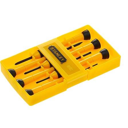 PRECISION SCREWDRIVERS SET 6pcs/ea STANLEY 66-052