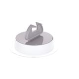 COSSY PLUS HOOK JS185008 MULTIPURPOSE HOLDER WHITE H6XW3.5XW3.5 CM