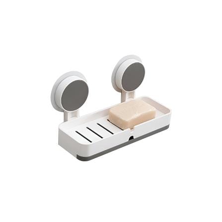 COSSY PLUS SOAP HOLDER JS185012 WHITE H12.5XW20.8XD7.8CM
