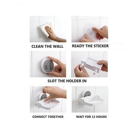 COSSY PLUS SOAP HOLDER JS185009 WHITE 6X11X13CM