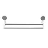 COSSY PLUS DOUBLE TOWEL BAR JS185016 WHITE 14X48.5X12CM