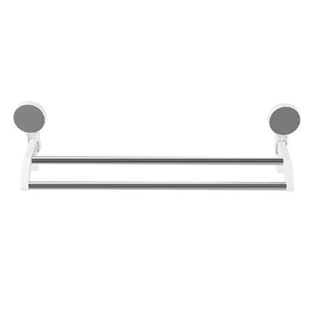 COSSY PLUS DOUBLE TOWEL BAR JS185016 WHITE 14X48.5X12CM