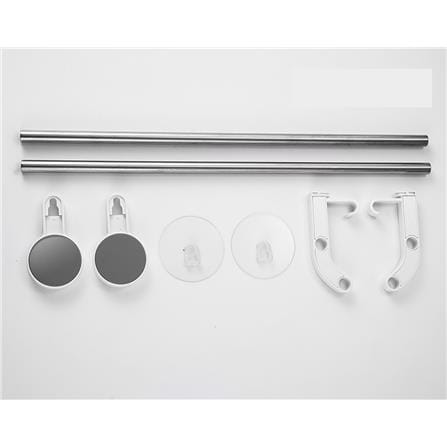 COSSY PLUS DOUBLE TOWEL BAR JS185016 WHITE 14X48.5X12CM