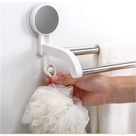 COSSY PLUS DOUBLE TOWEL BAR JS185016 WHITE 14X48.5X12CM