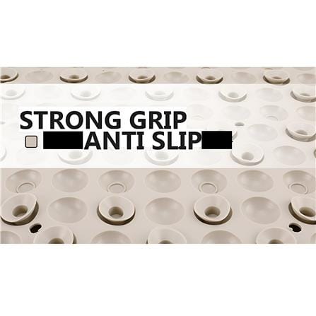 COSSY PLUS MAT TPE CP-70X39 OVAL - GREY NON SLIP MAT WITH SUCTION CUP