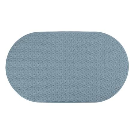 COSSY PLUS MAT TPE CP-6838 OVAL-BLUE NON-SLIP WITH SUCTION CUP 68X38CM