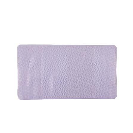 COSSY PLUS MAT TPR CP-6737 REC-PURPLE NON SLIP WITH SUCTION CUP 67X37 CM