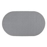COSSY PLUS MAT TPE CP-6838 OVAL-GREY NON SLIP WITH SUCTION CUP 68X38 CM