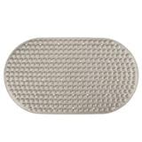 COSSY+ NON SLIP MAT WITH SUCTION CUP CP-70X39 OVAL - BEIGE H0.4XW70XD39 CM