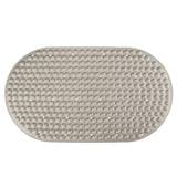 COSSY PLUS NON SLIP MAT WITH SUCTION CUP CP-70X39 OVAL - BEIGE H0.4XW70XD39 CM