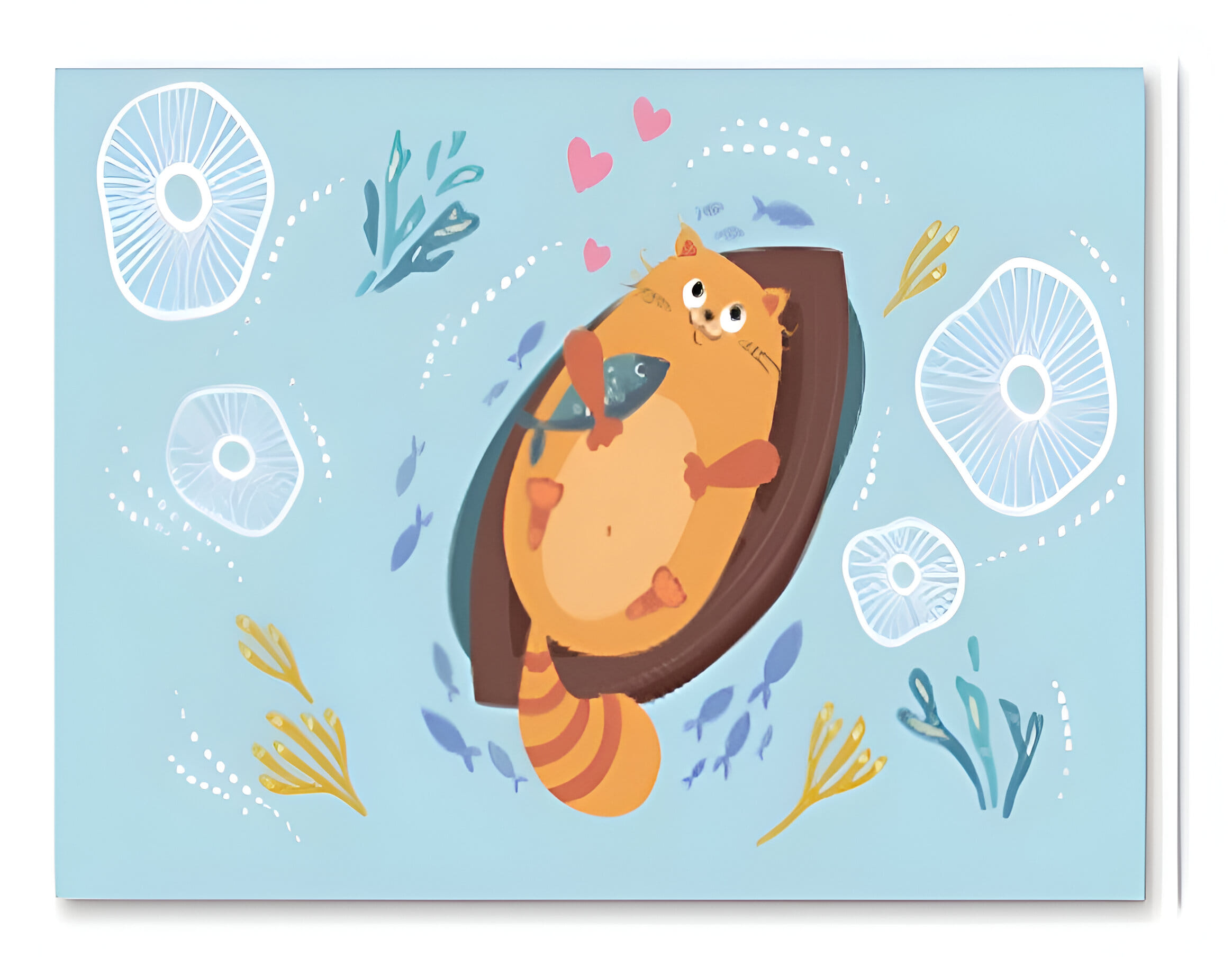 COSSY+ NON SLIP MAT CP-MAT007 RELAX CAT H0.4XW30XD40 CM